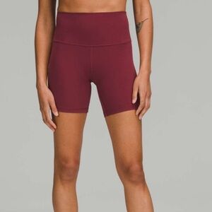 Lululemon Align 6in Shorts Mulled Wine